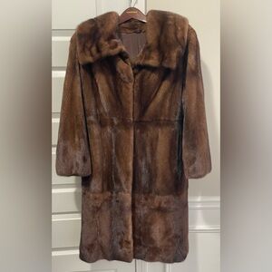 Mink Coat (Like New - Worn Once)